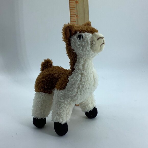 Scholastic Llama Plush Stuffed Animal Toy 7" Tall Brown White 2019 - Picture 4 of 6